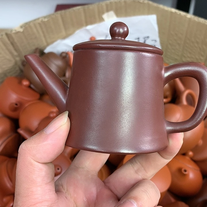 紫砂茶壶原矿朱泥茶壶茶具家用120