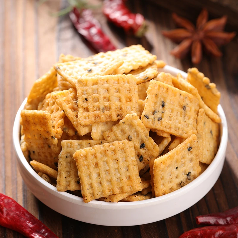 【徐小吉】老式锅巴麻辣小零食散装怀旧粗粮锅巴825g一箱到手15袋