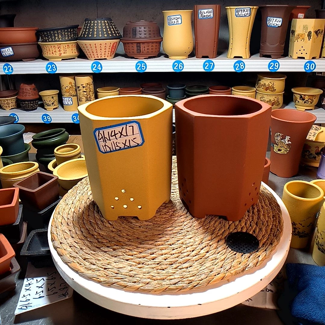 宜兴紫砂紫砂花盆花盆