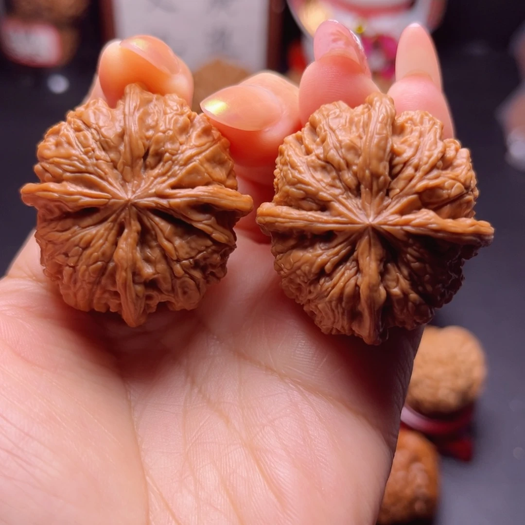 吊坠文玩核桃全品雨花石正四棱