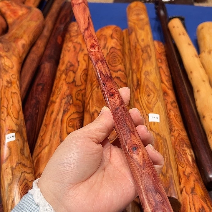 木老挝花梨手把玩棍长35厘米