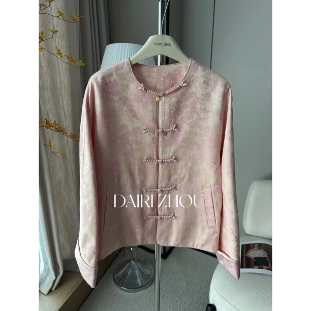 DAIRI   ZHOU▪️一日更迭中   新中式国风外套圆领盘扣优雅气质款