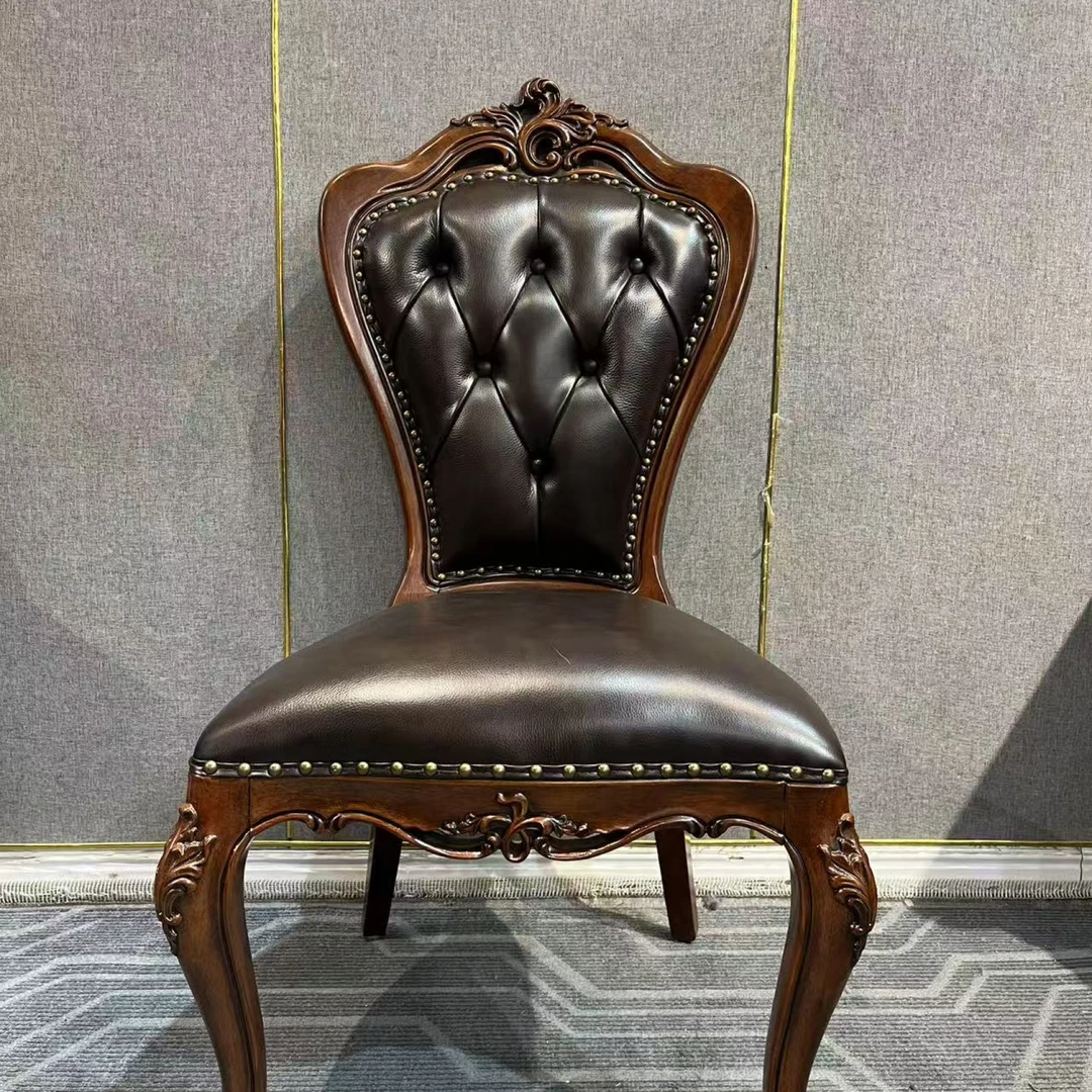 2把 CY839餐椅600*660*1100座高500 复古简约座椅坐具