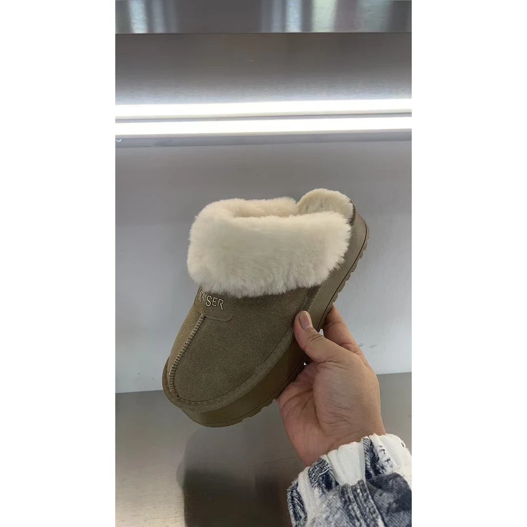【雪菲】拖鞋秋冬新款保暖毛毛拖24335