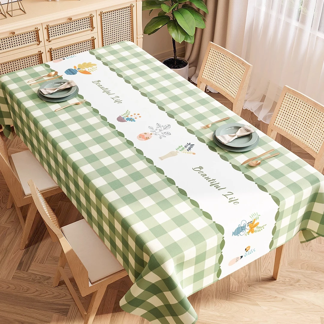 2025新款桌布防水防油防烫免洗餐桌茶几长方形台布桌垫轻奢高级感