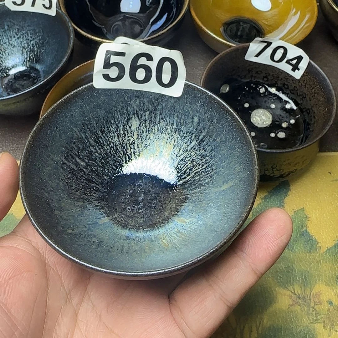撒***呐茶盏主人杯龙窑柴烧全手工