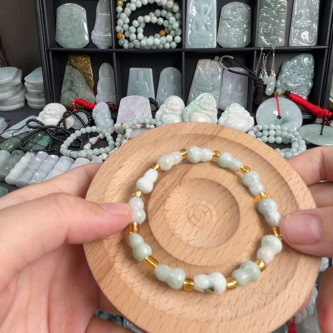 未镶嵌手链翡翠微瑕