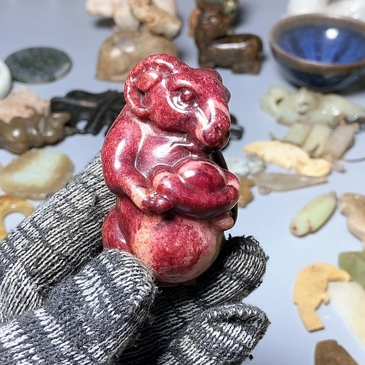 和田玉未镶嵌颈饰124