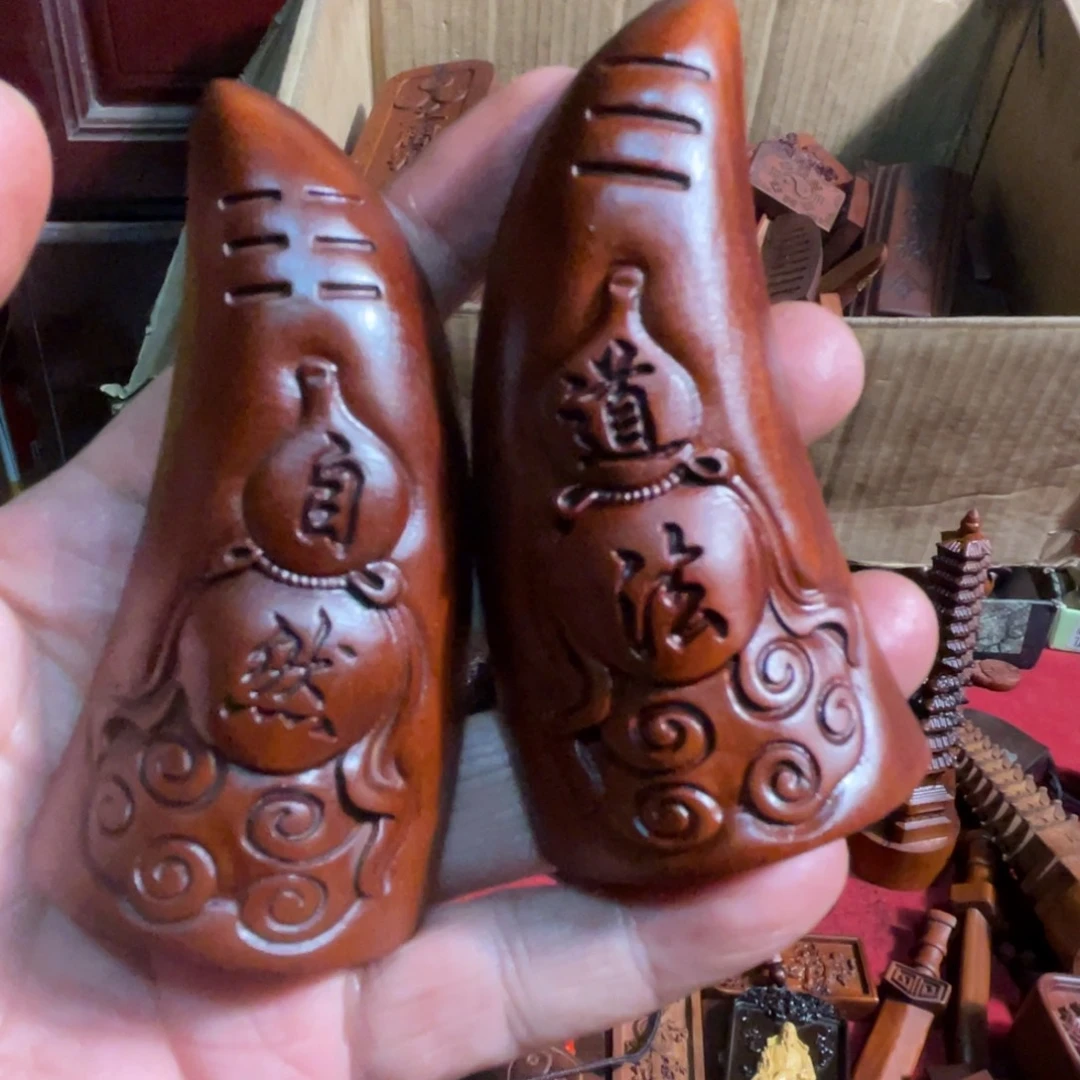 枣木雷击枣木雕刻角瓜