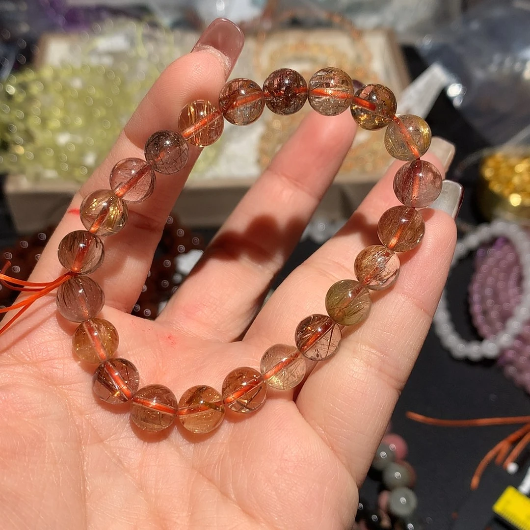 水晶手链未镶嵌多样化发1条14