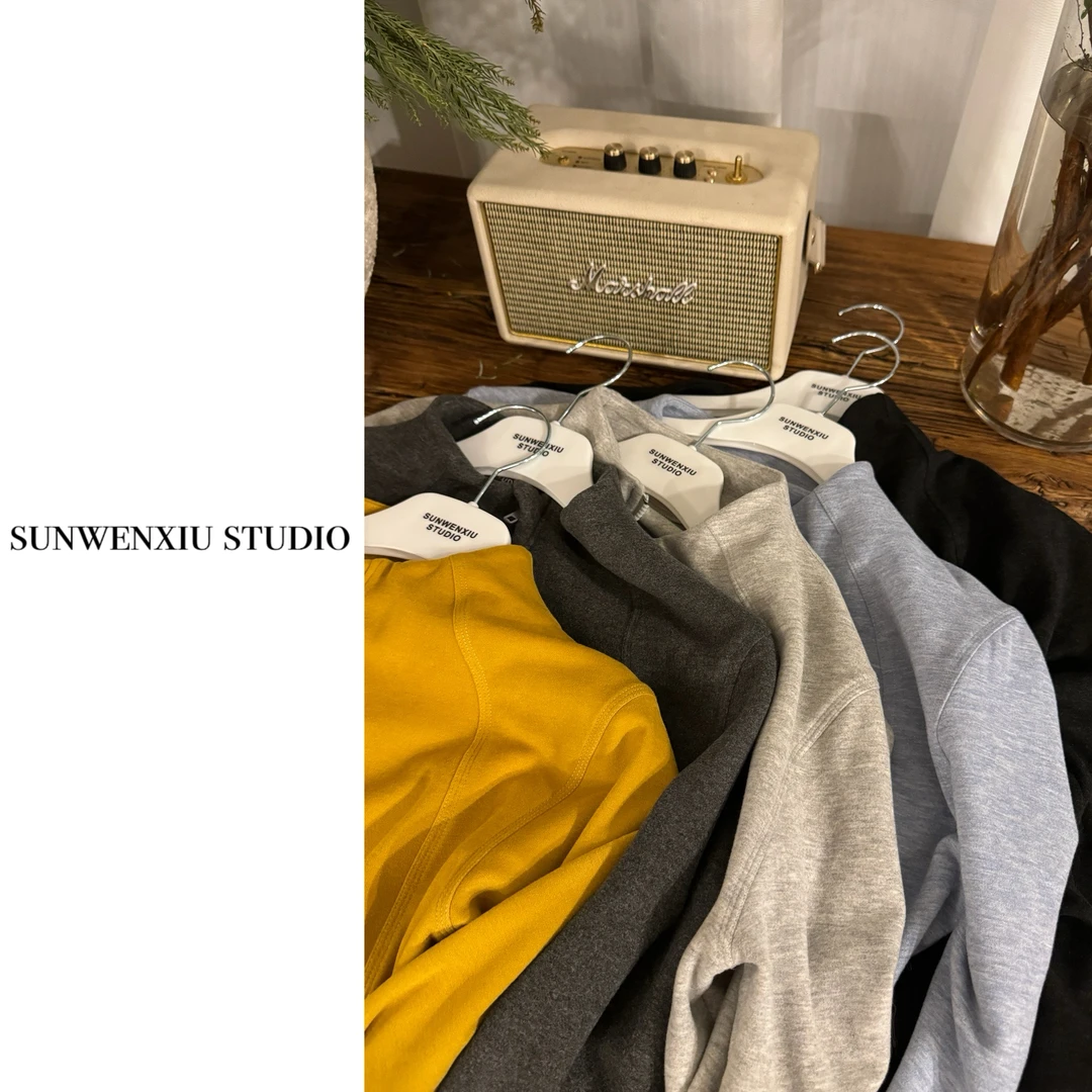 swx studio2店 LuLu女孩 双面德绒运动休闲百搭开衫外套