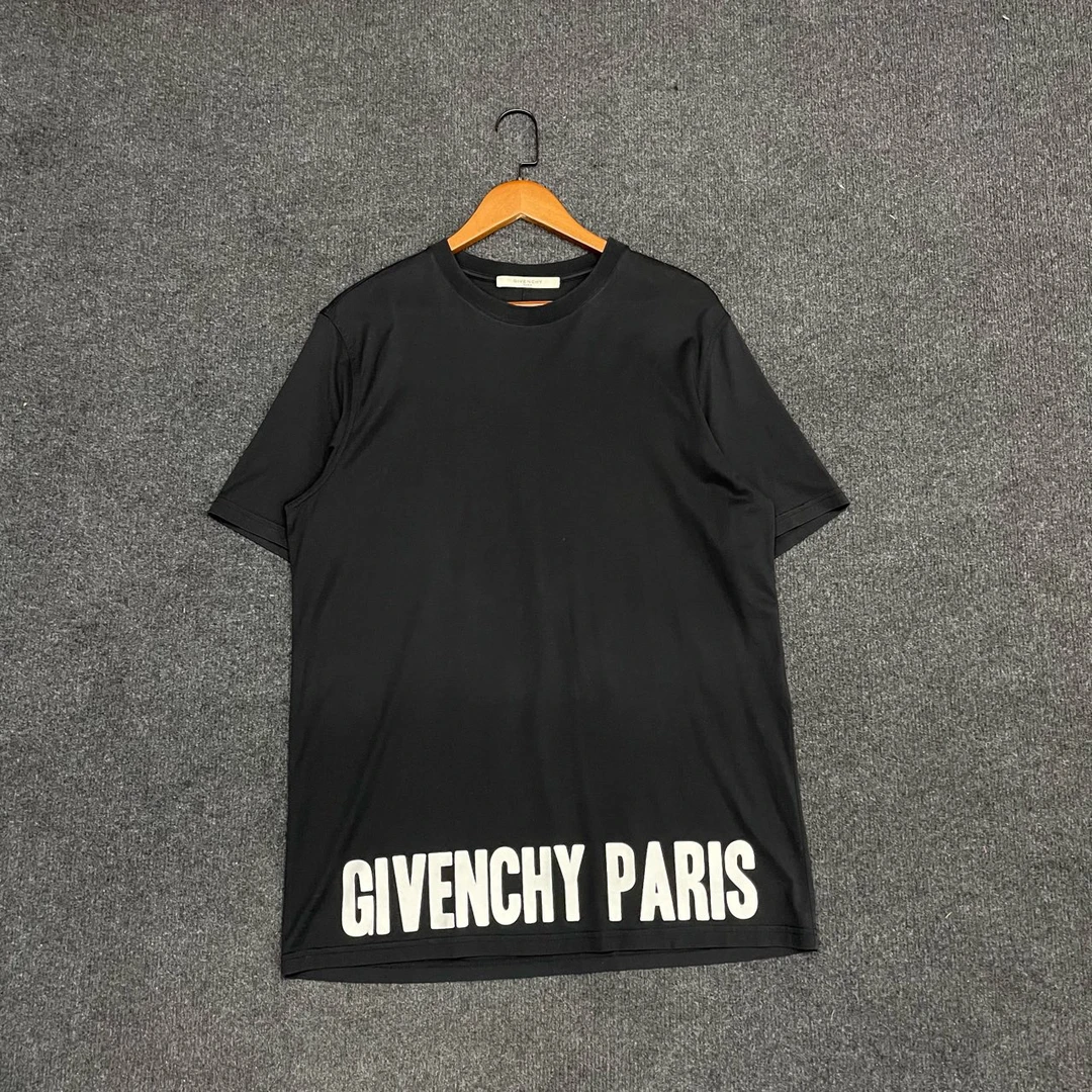 99新 Givenchy/纪梵希 大印花logo拼接短袖/尺码S