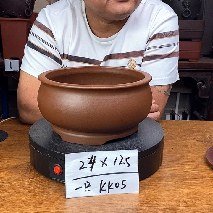 紫砂花盆货号一只KK05子