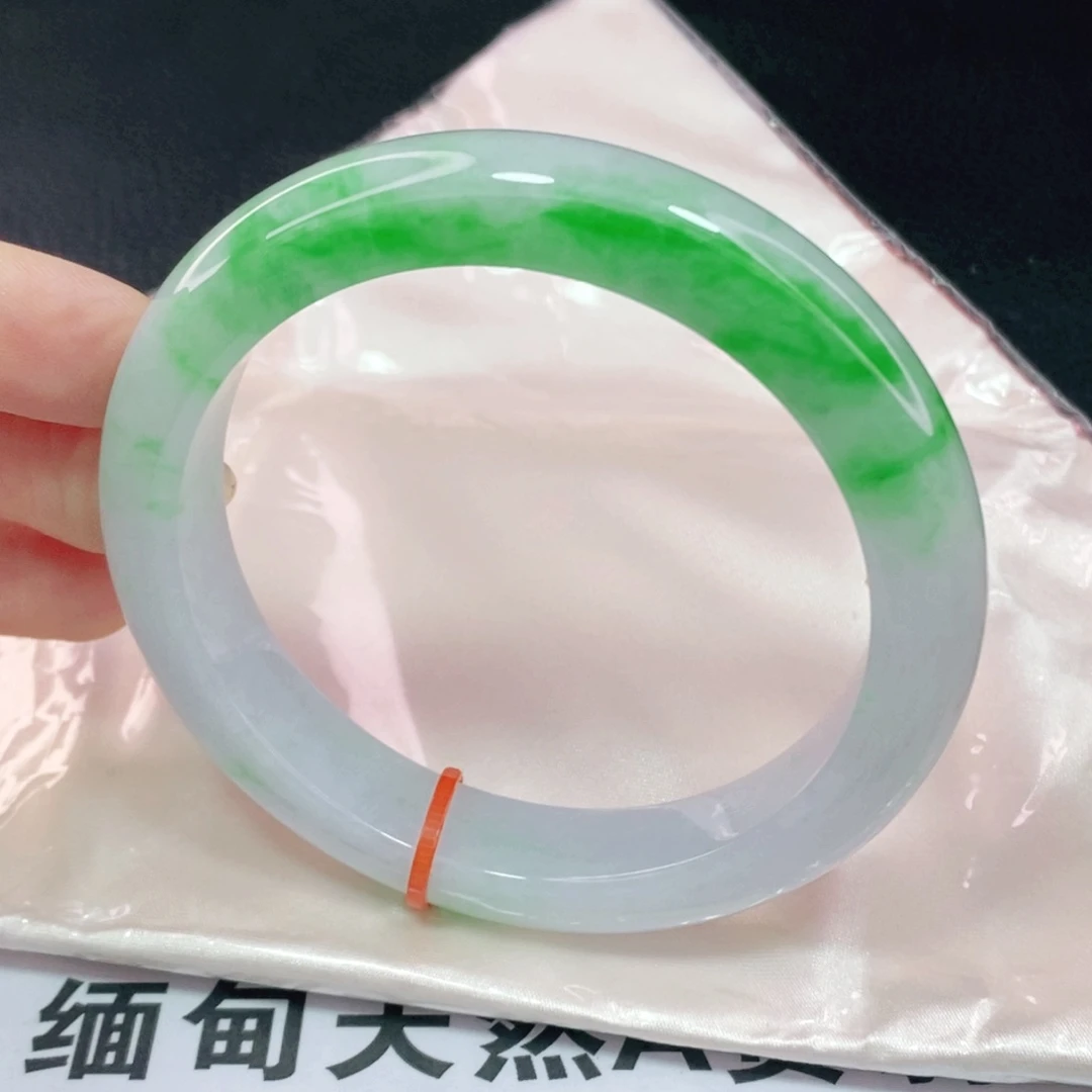 未镶嵌手镯翡翠60.6正圈