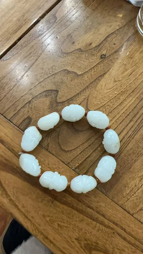 和田玉十八罗汉手串