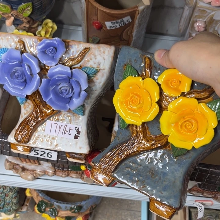 紫砂花盆粗陶材质多肉花盆