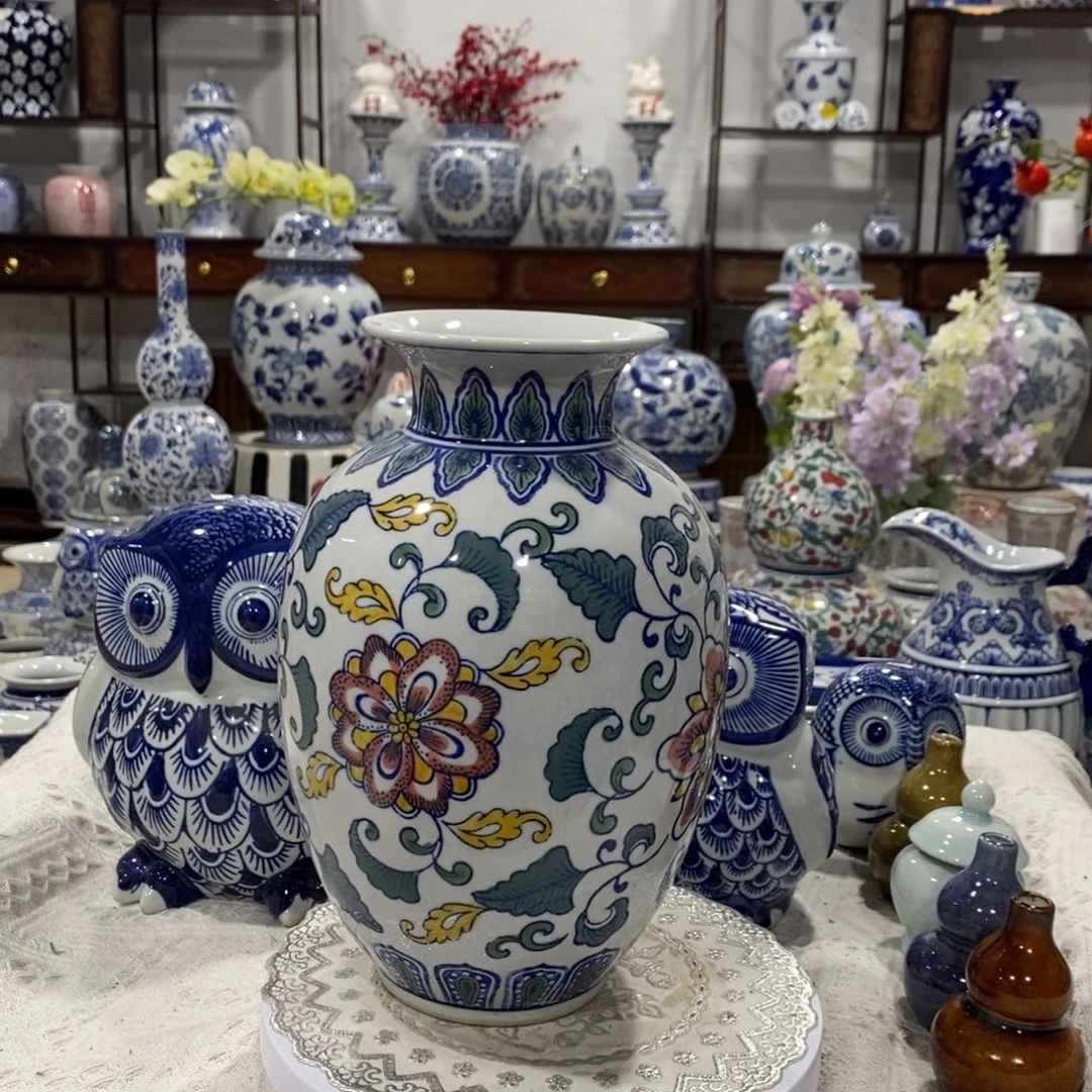 【闪购商品】摆件五彩花瓶摆件……