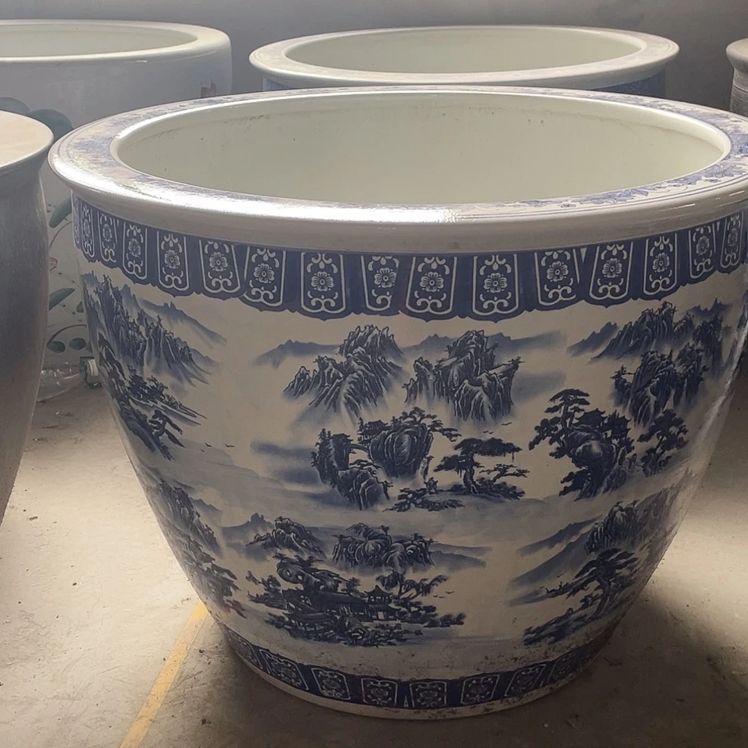 缸青花山水80✖️60