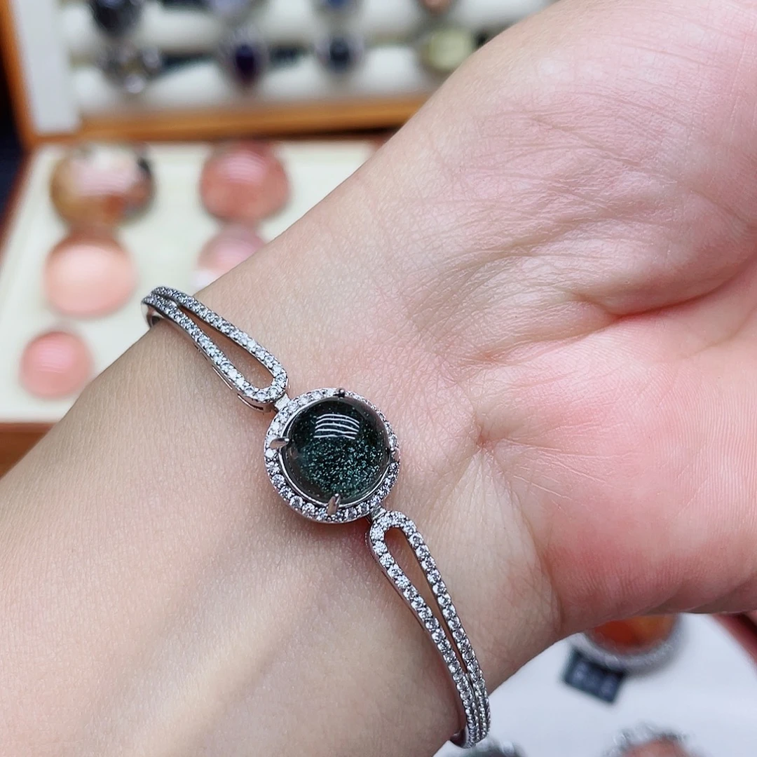 手链银S925镶嵌水晶