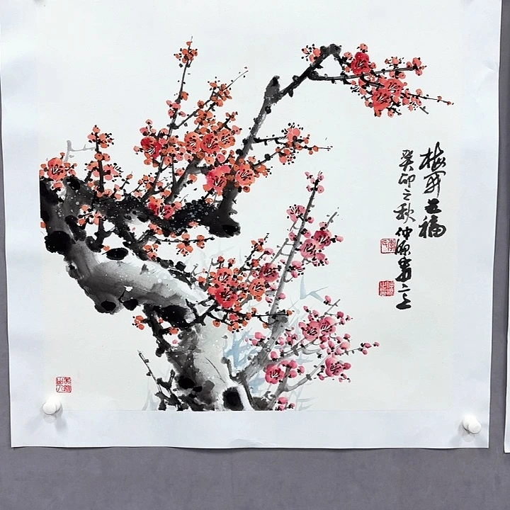 国画亲笔手绘放心去藏