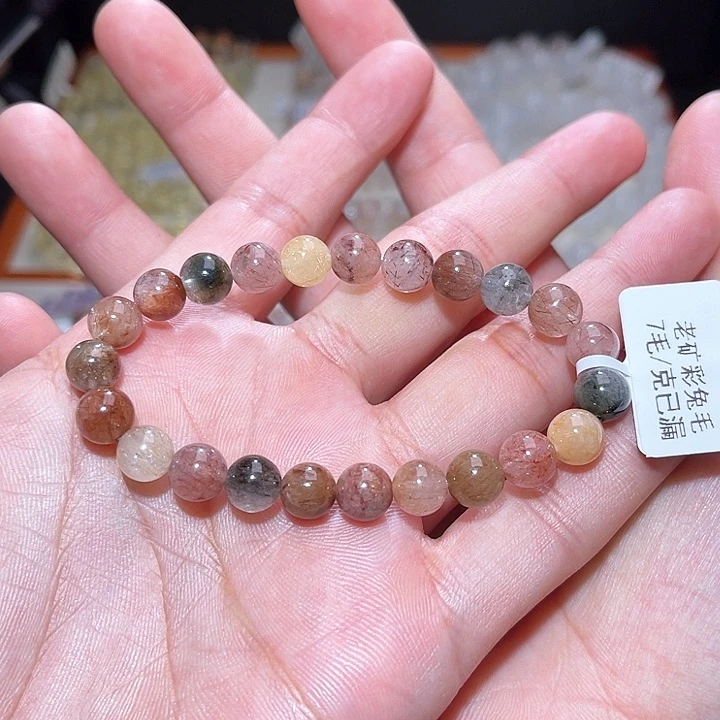 水晶手链未镶嵌102号主图手串  8+