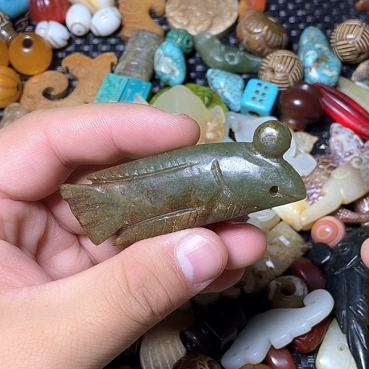 和田玉未镶嵌颈饰152