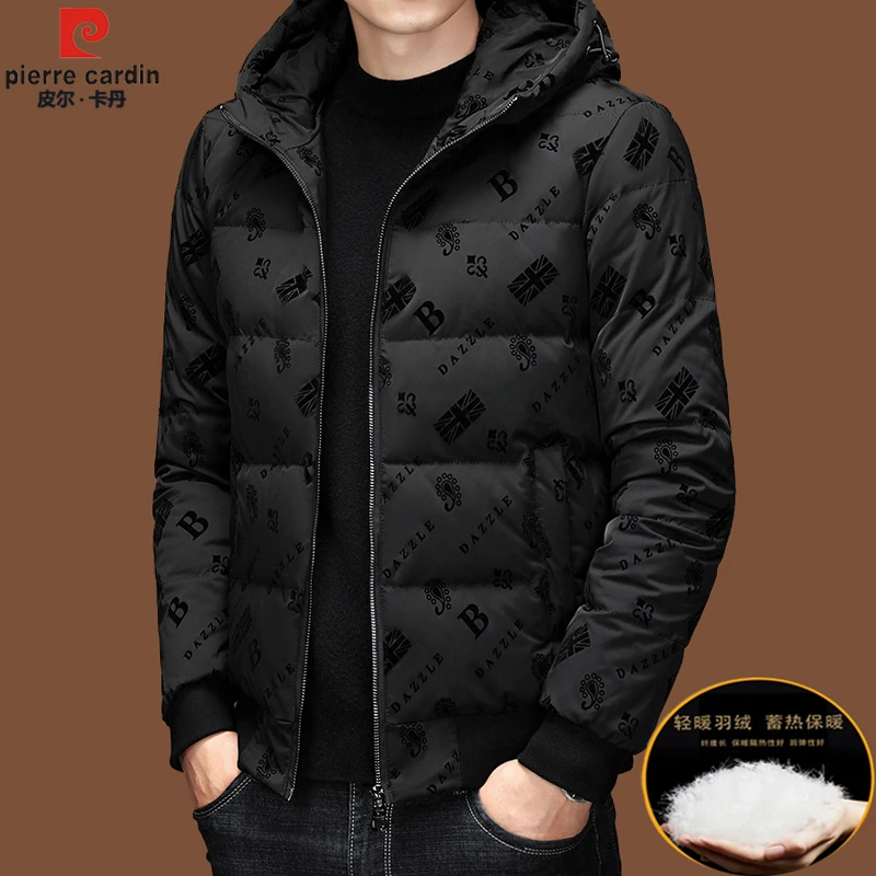 冬季新款皮尔卡丹高端品牌羽绒服男加厚保暖青年商务休闲时尚外套