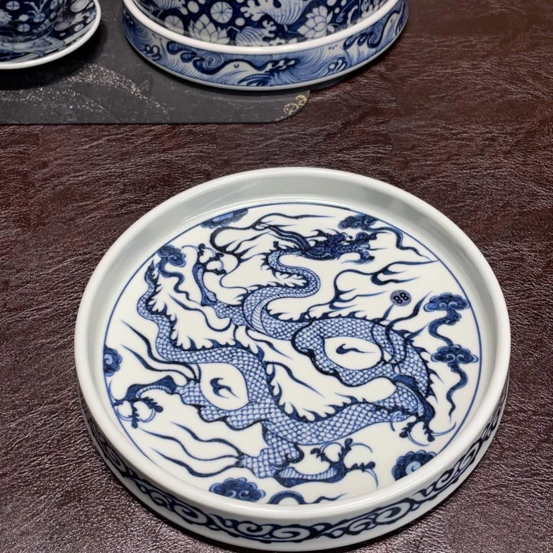 孤品景德镇茶具88龙壶承