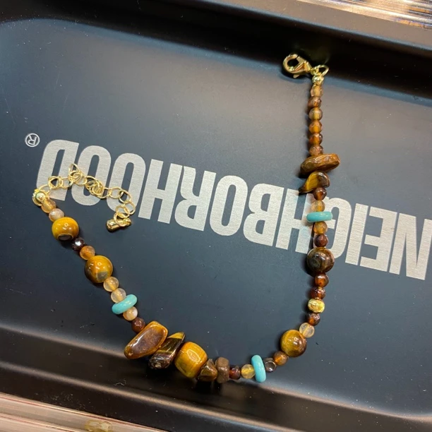 合成金属玻璃手链 056