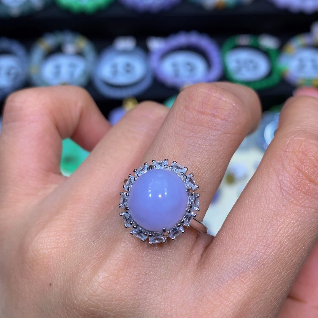 翡翠银S925镶嵌颈饰