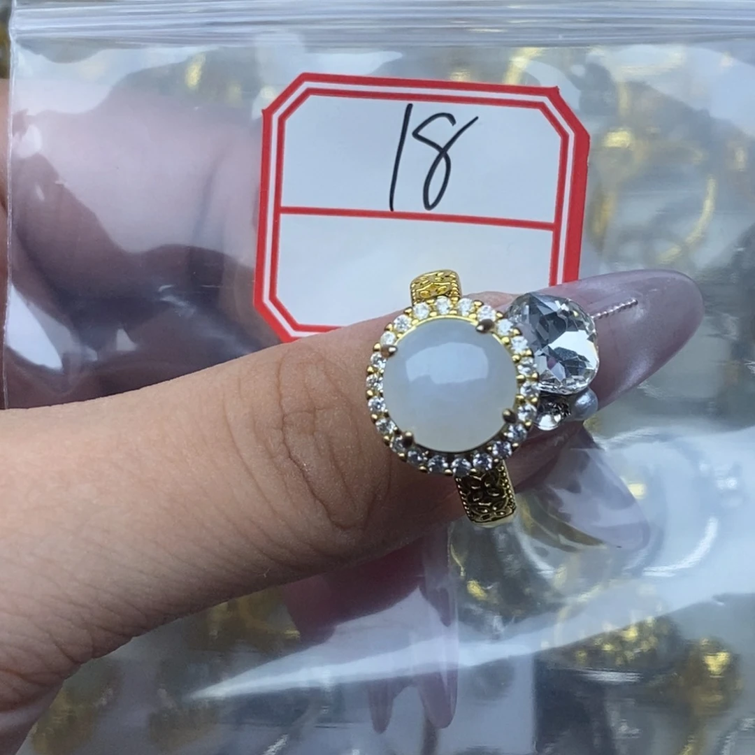 翡翠戒指合金翡翠首饰