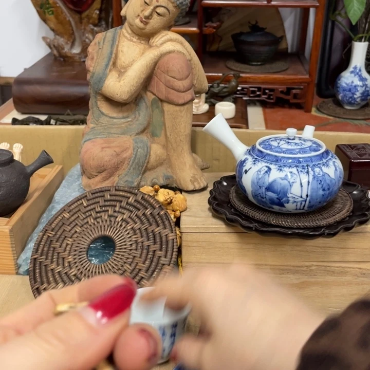 老***王瓷中古艺术品摆件