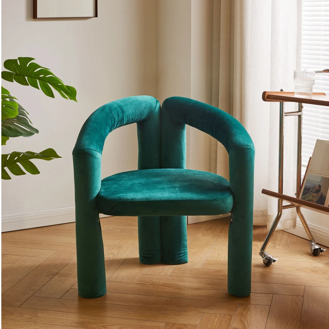 【网红化妆椅】化妆凳子椅子餐厅椅单人沙发椅家用