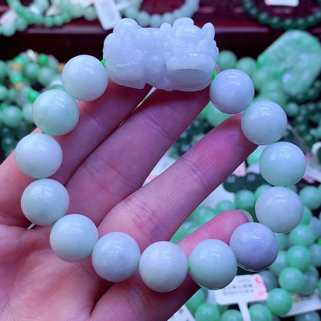 翡翠未镶嵌毛衣链