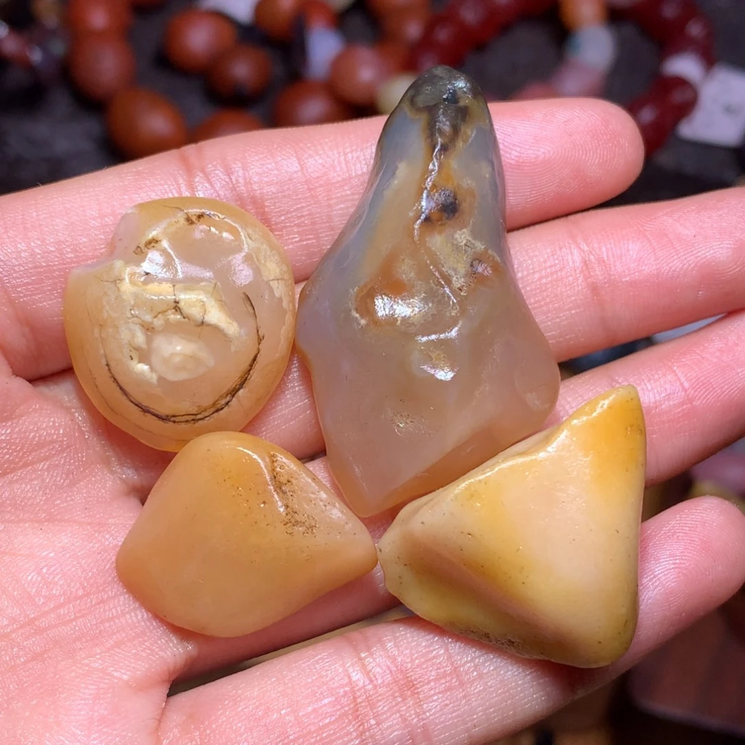 未镶嵌玛瑙/玉髓珠宝半成品