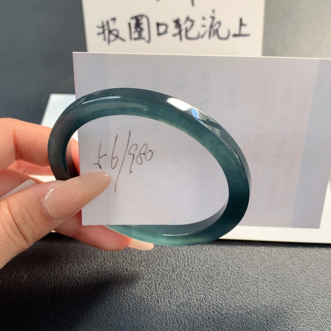 翡翠未镶嵌手镯天然翡翠
