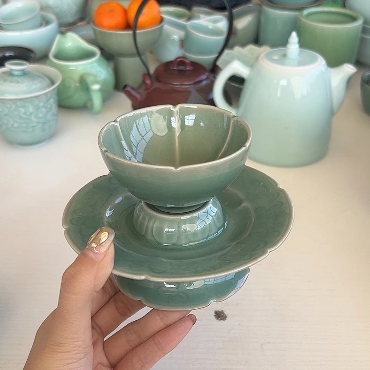 小米茶器龙泉青瓷