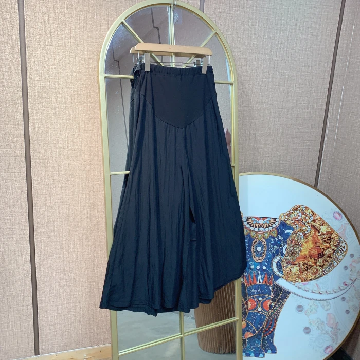 OO123孕妇黑色裙裤子M90-120L130XL140XXL150