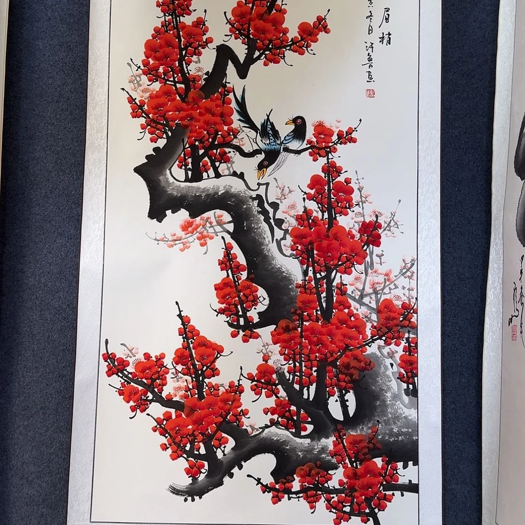 纯手绘国画作品好看四尺