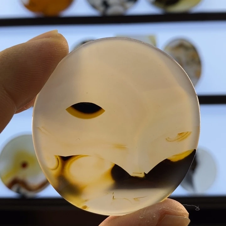 玛瑙/玉髓合金颈饰