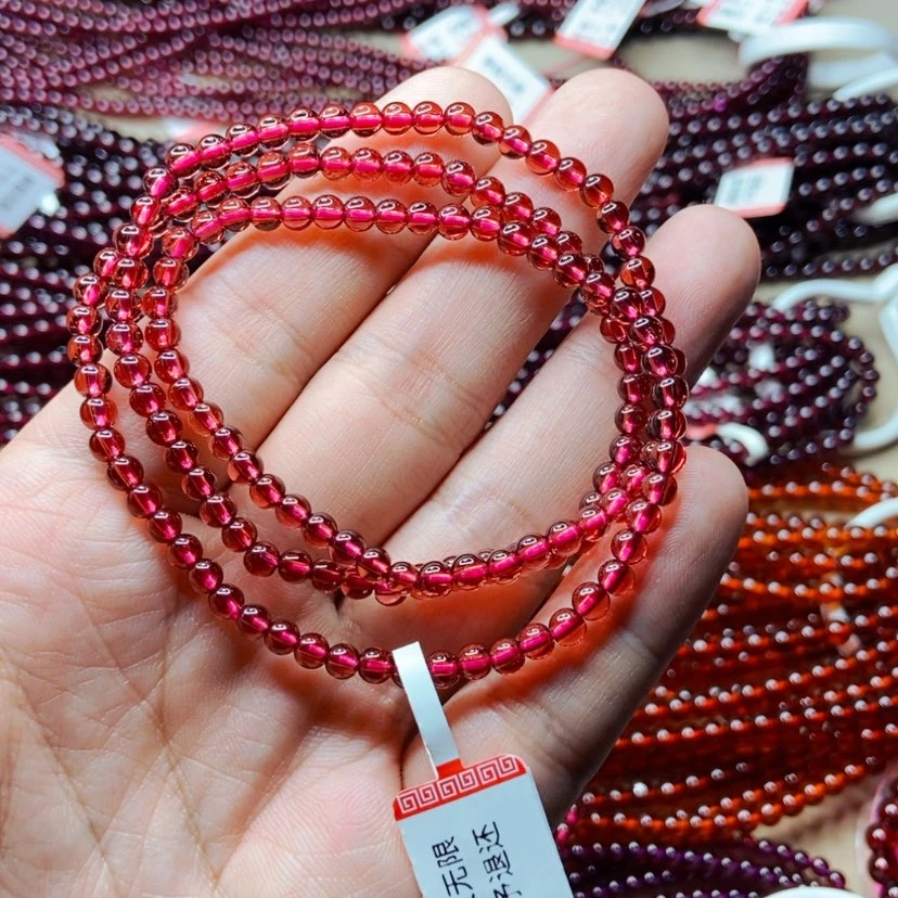 【闪购商品】手链未镶嵌石榴石4毫米