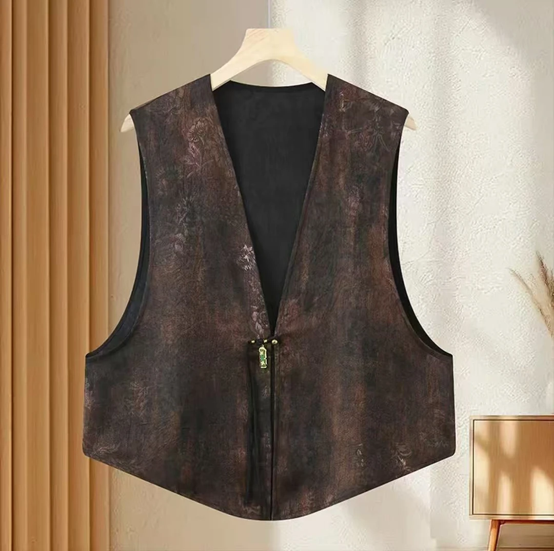 百搭时尚潮流休闲气质显瘦轻奢女款马甲1307/1308