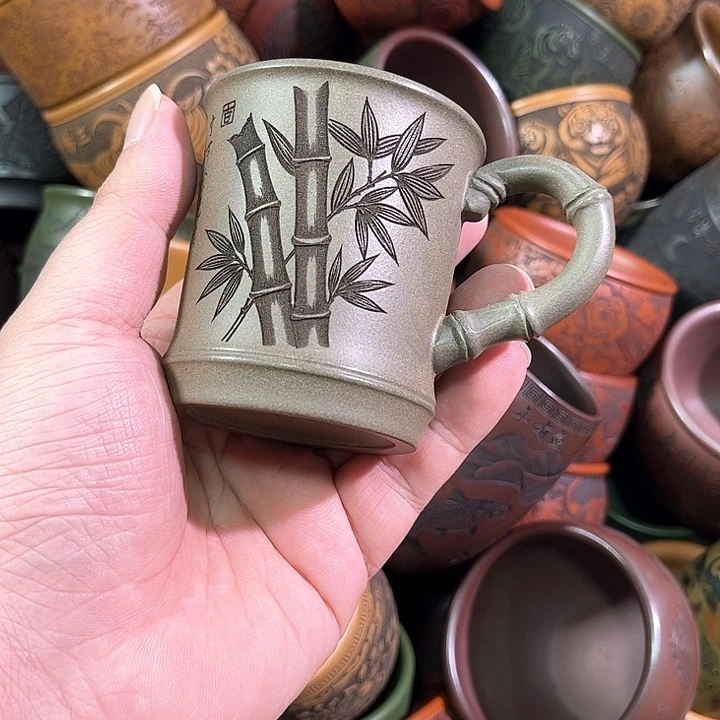 茶杯紫砂全手工紫砂主人杯