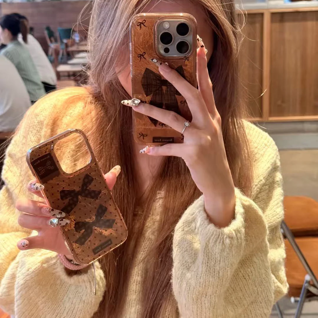 飘带蝴蝶结适用苹果华为vivo小米oppo女款iphone15/16/14