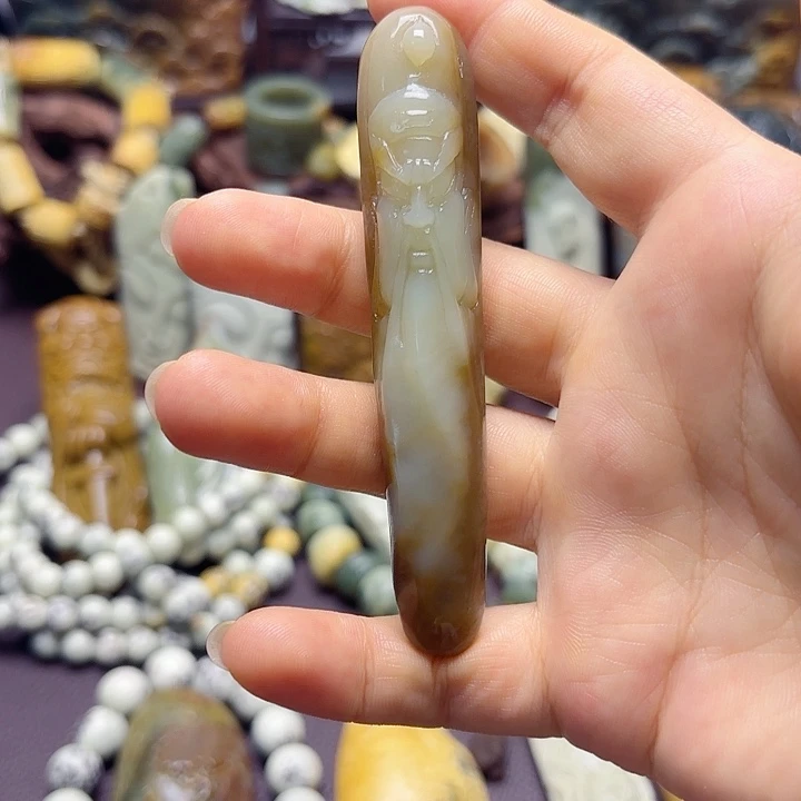 这***）岫岩老玉（透闪石质玉）未镶嵌挂件