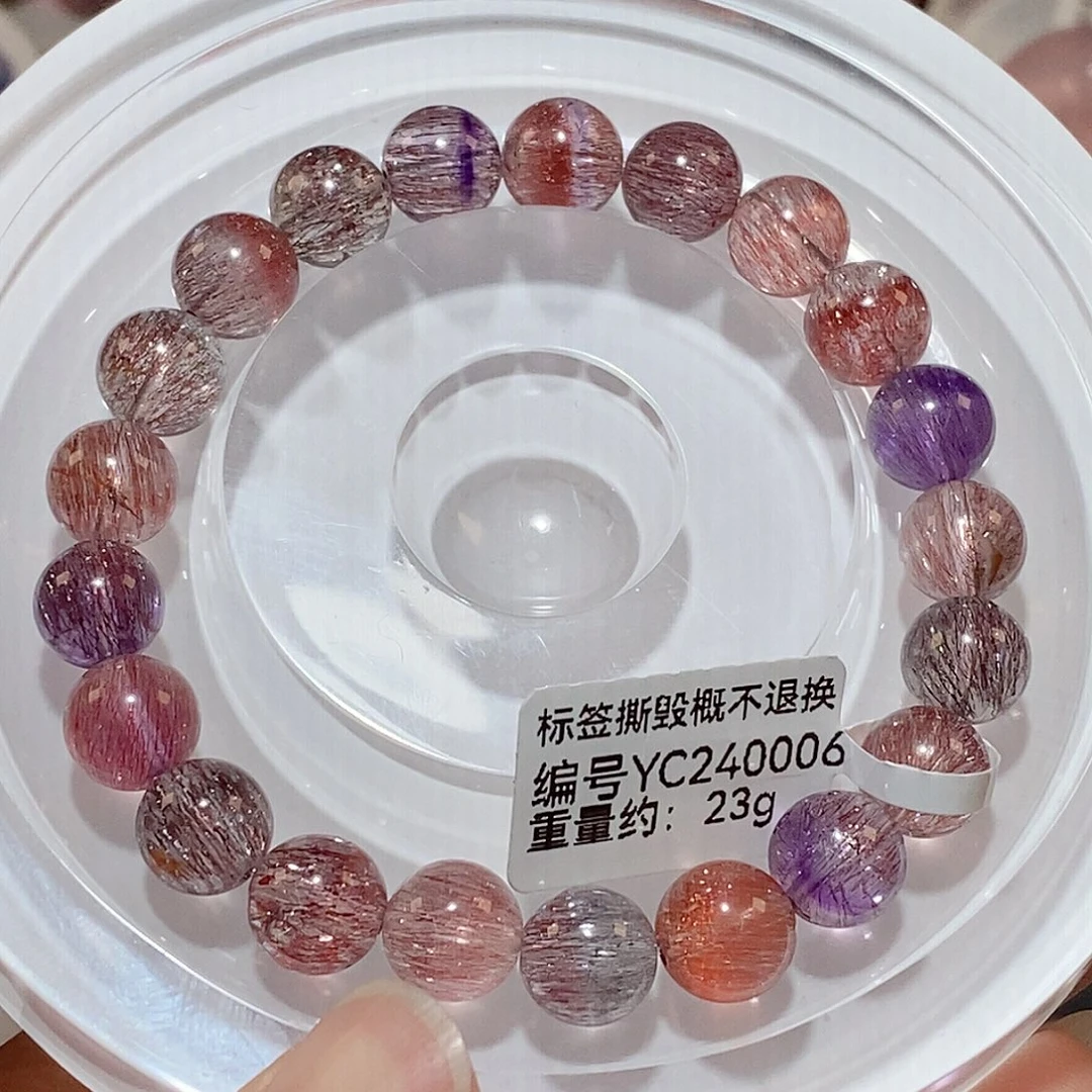 水晶手链未镶嵌J超七手链