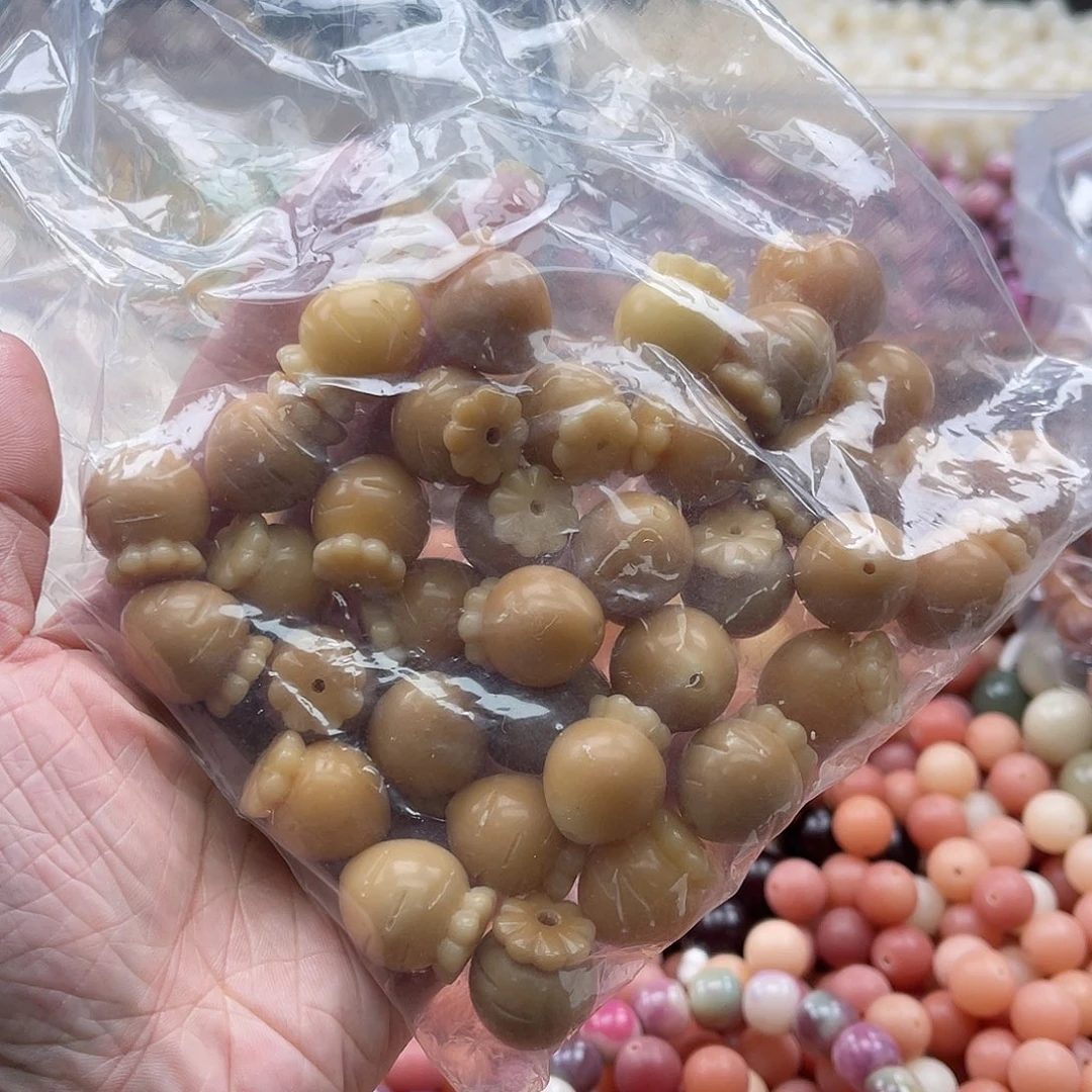 白玉菩提吊坠Q/16mm/12颗