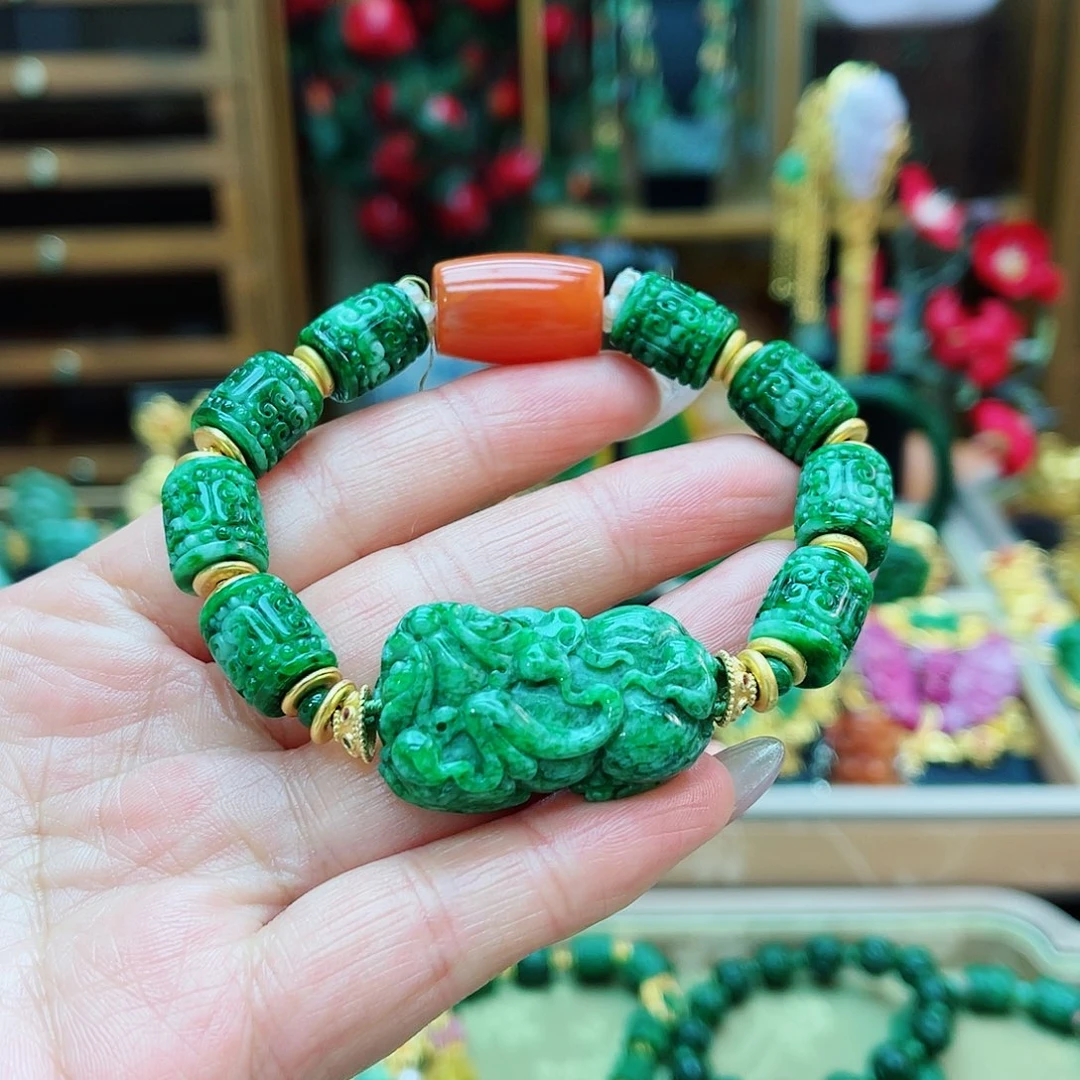 未镶嵌手串翡翠48小时鉴赏期