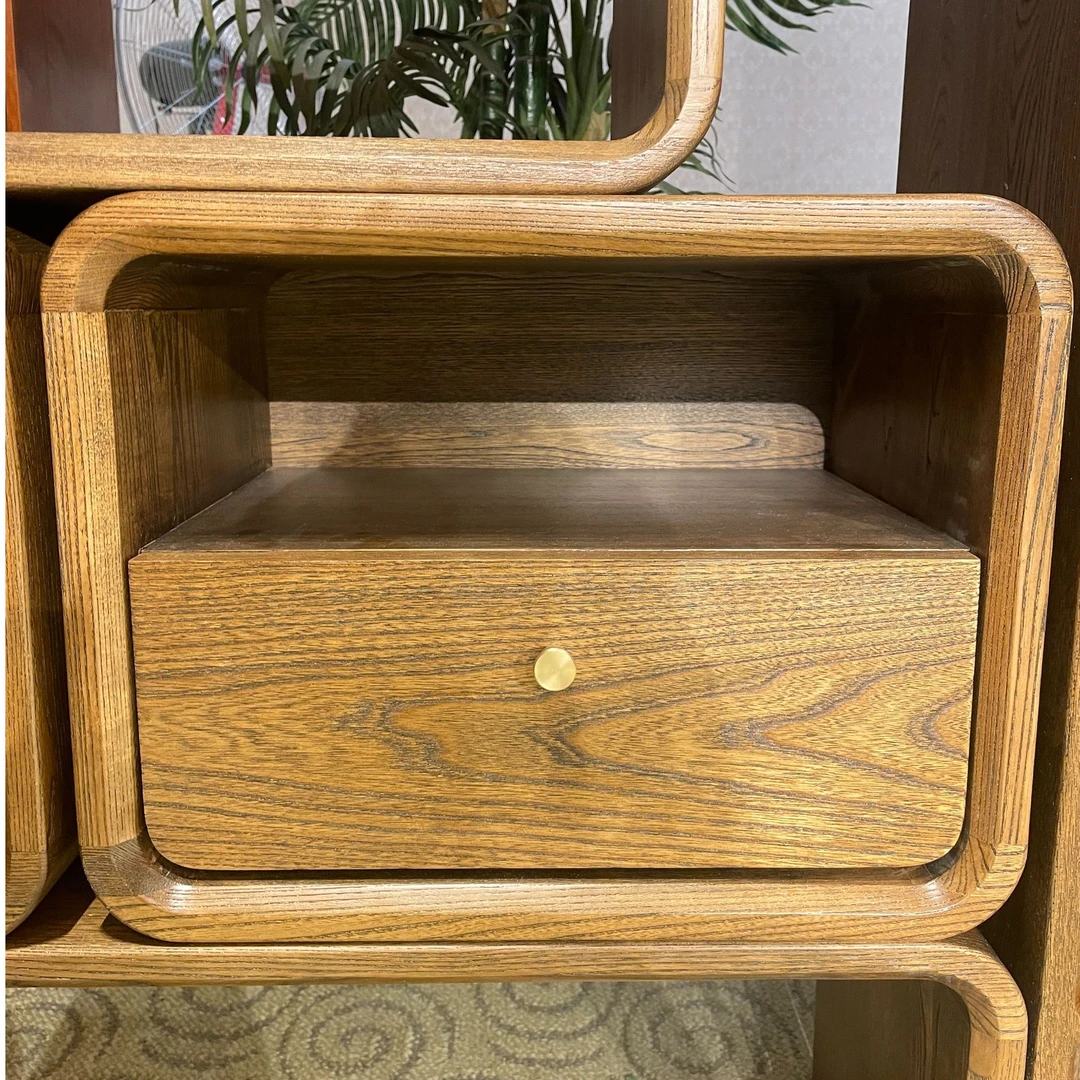 实木450*300*350矮柜储物柜客厅玄关组合家用抽屉收纳网红家具
