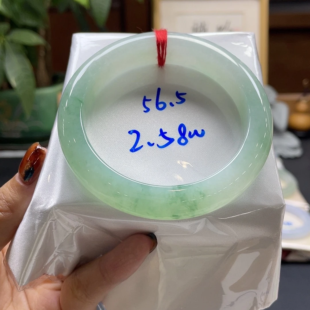 翡翠未镶嵌手镯44号